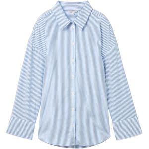 Blouse - Gestreept - Katoen - Lange Mouw - Losse Pasvorm