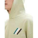 Tom Tailor Denim - Hoodie - Heren - Bruin - Katoen - 1040702