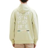 Tom Tailor Denim - Hoodie - Heren - Bruin - Katoen - 1040702