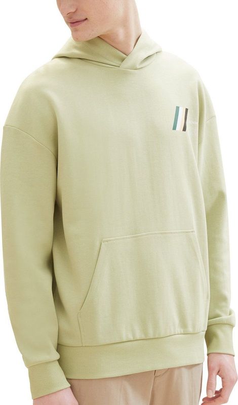 Tom Tailor Denim - Hoodie - Heren - Bruin - Katoen - 1040702