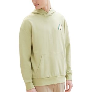 Tom Tailor Denim - Hoodie - Heren - Bruin - Katoen - 1040702