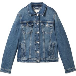 Tom Tailor - Jeansjack - Used dark stone blue - Knoopsluiting - 4 zakken