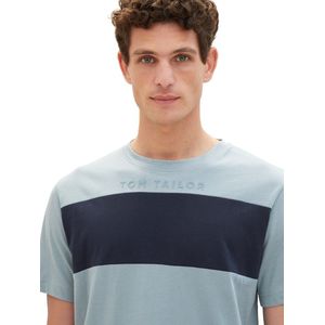 TOM TAILOR T-shirt voor heren, 27475 - Grijs Mint, S