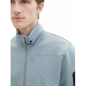 Tom Tailor - Sweatvest - Heren - MidGrijs - Katoen - 1040922