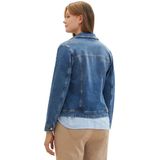 TOM TAILOR MY TRUE ME - Jeansjack - Blue Denim - Met Knoopsluiting - 4 Zakken