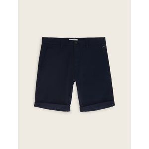 Slim Fit Chino-Shorts in unifarbenem Design