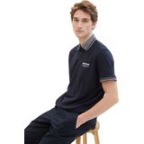 TOM TAILOR polo with details Heren Poloshirt