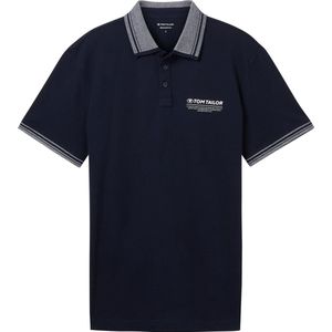 TOM TAILOR polo with details Heren Poloshirt