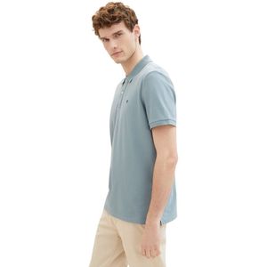 TOM TAILOR - Poloshirt - Grijs Mint - Heren - Regular Fit