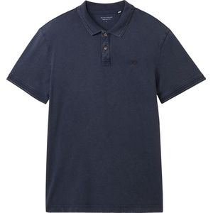 TOM TAILOR garment dye polo Heren Poloshirt