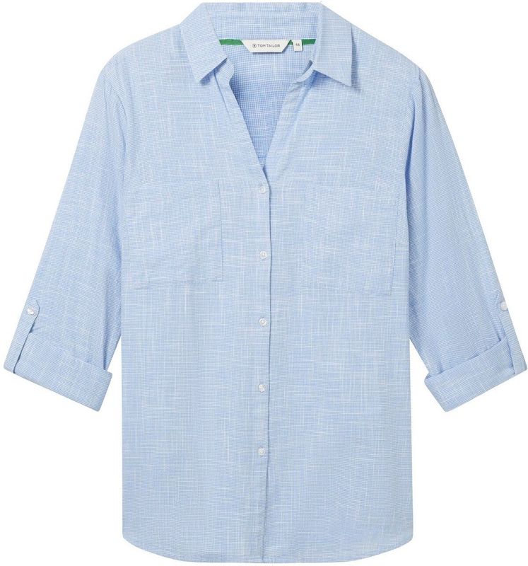 Tops - Lang Mouwen - Katoen - Getextureerd - Met Omslagfunctie