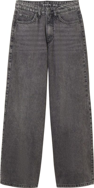 Klassieke Jeansbroek - Blauw - Katoen/Elastaan - Hoge Taille, Wijde Pijpen