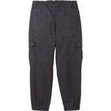 Cargobroek - Coal Grey - Met Riemlussen en Patches - Stretchmateriaal