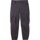 Cargobroek - Coal Grey - Met Riemlussen en Patches - Stretchmateriaal