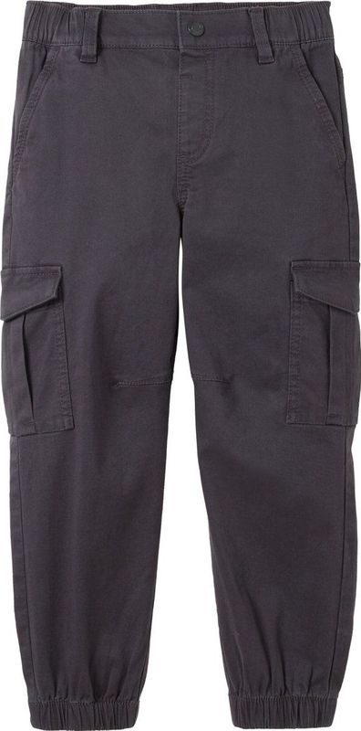 Cargobroek - Coal Grey - Met Riemlussen en Patches - Stretchmateriaal