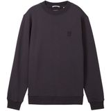 TOM TAILOR - Sweatshirt - Grijs - Katoen