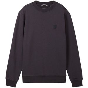 TOM TAILOR - Sweatshirt - Grijs - Katoen