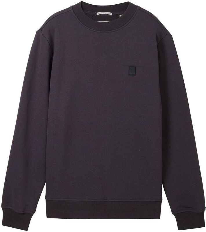 TOM TAILOR - Sweatshirt - Grijs - Katoen
