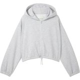 TOM TAILOR - Trainingsjack - Lichte Steenmix - Katoen en Viscose