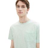 TOM TAILOR basic t-shirt with pocket Heren T-shirt