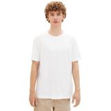 Tom Tailor - T-shirt - Wit - 4-Pack - Regular Fit