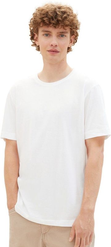 Tom Tailor - T-shirt - Wit - 4-Pack - Regular Fit