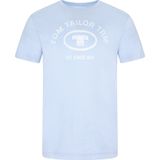 Tom Tailor Heren T-Shirt Tom Tailor 4 Pack regular fit Veelkleurig XXL Ronde Hals Volwassenen Opdruk Print Shirts