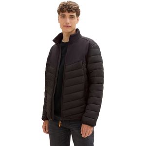 Hybride Gewatteerde Jas - Waterafstotend - Gerecycled Polyester - Zwart