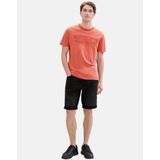 Klassiek T-shirt - Verwassen Look - Logo-Print - Korte Mouwen - Regular Fit