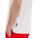 Tom Tailor - T-shirt - Wit - Met Piqué Structuur