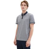 TOM TAILOR - 1036437 - Poloshirt - Stonington Blue White Stripes - Katoen