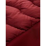 Gewatteerde Jas - Zwart - Materiaalmix - Regular Fit