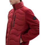 Gewatteerde Jas - Zwart - Materiaalmix - Regular Fit