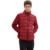 Gewatteerde Jas - Zwart - Materiaalmix - Regular Fit