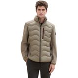 TOM TAILOR - Hybride Herenjas - Smokey Olive Green - 32097