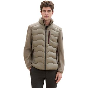 TOM TAILOR - Hybride Herenjas - Smokey Olive Green - 32097