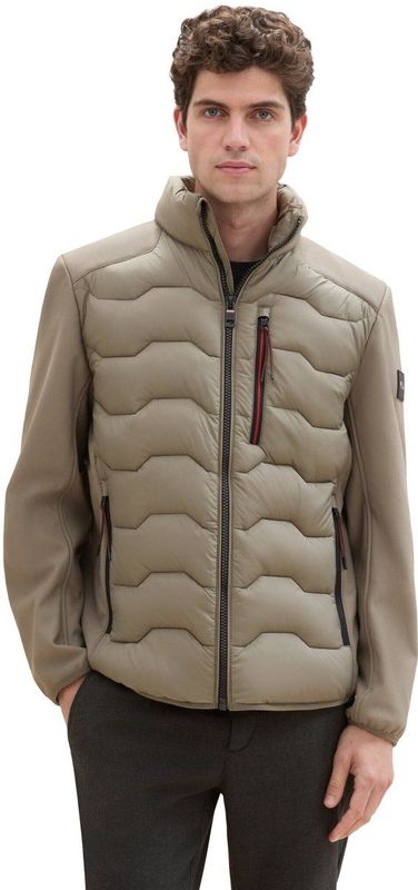 TOM TAILOR - Hybride Herenjas - Smokey Olive Green - 32097