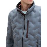 Tom Tailor - Casual Tussenjas - Blauw - 100% Polyester - Regular Fit