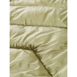 Gewatteerde Lange Jas - Zwart - Polyester - Met Capuchon en Ritssluiting