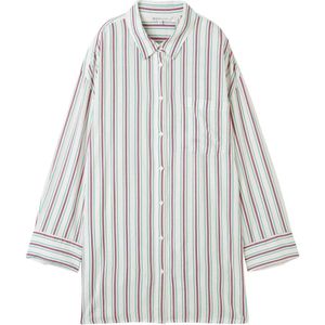 Extra lange overhemdblouse