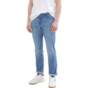 TOM TAILOR Josh Regular Slim jeans met stretch voor heren, 10280 - Light Stone Wash Denim, 32W / 36L