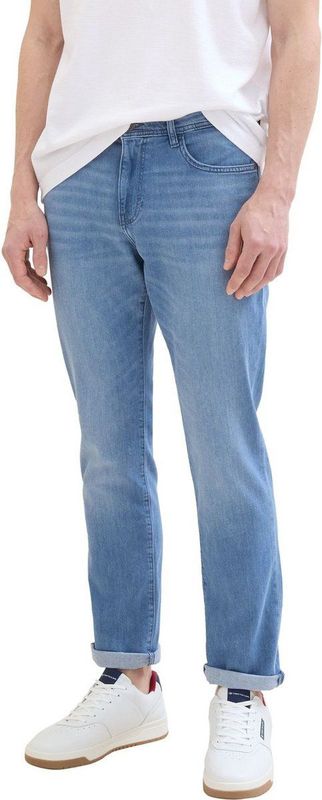 TOM TAILOR Josh Regular Slim jeans met stretch voor heren, 10280 - Light Stone Wash Denim, 32W / 36L