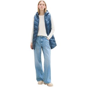 Tom Tailor - Bodywarmer - Nighttime Blue - Met Capuchon - Steekzakken