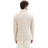 Tom Tailor - Colbert Casual Pique Blazer - Blauw - 100% Katoen