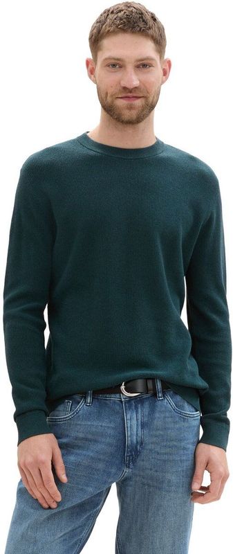 Tom Tailor - Gebreide Trui - Regular Fit - Ronde Halslijn