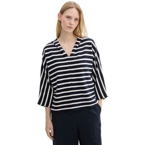 Tom Tailor - Loose Fit - Gebreide Trui - Met Capuchon - Voor Vrouwen