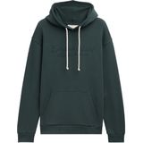 Tom Tailor - Oversized Hoodie - Met Borduursel - Voor Mannen - Lange Mouwen - Kangoeroezak