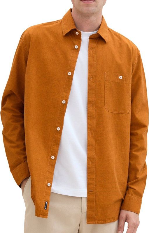 Tom Tailor - Lange Mouw - Heren Shirt - 35979 - 100% Katoen