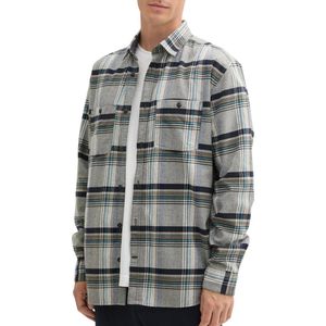 Tom Tailor - Lange mouw overhemd - Heren Groen - Katoen - 1042641