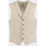 Your Own Party By CG - Mix & Match Gilet - Beige - Viscose/Linnen/Katoen/Polyester